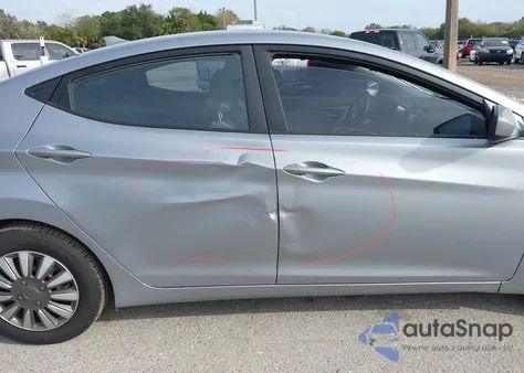 2016 Hyundai Elantra Se из США, поврежденный, VIN 5NPDH4AE9GH690761